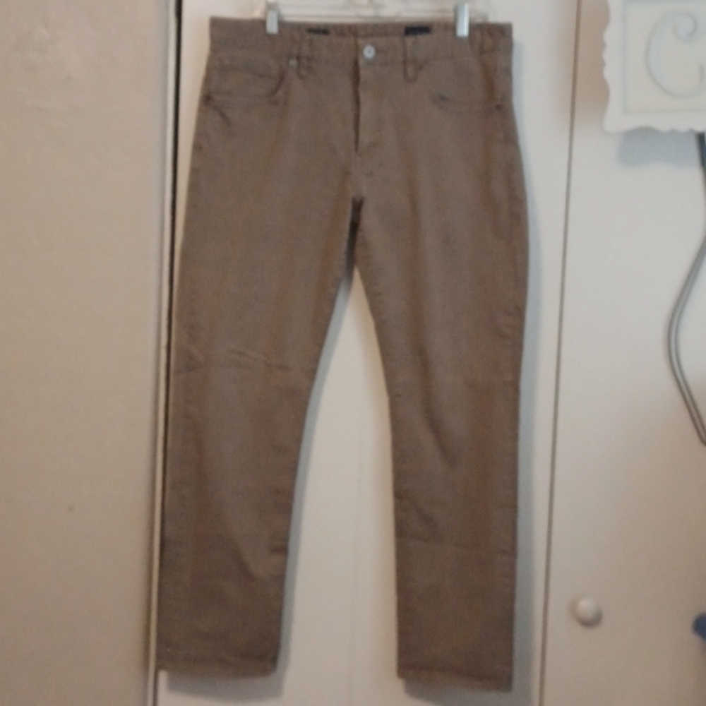 7D/7DIAMONDS Clifton, Slim Straight Taupe, Womens pants Sz. 34/30
